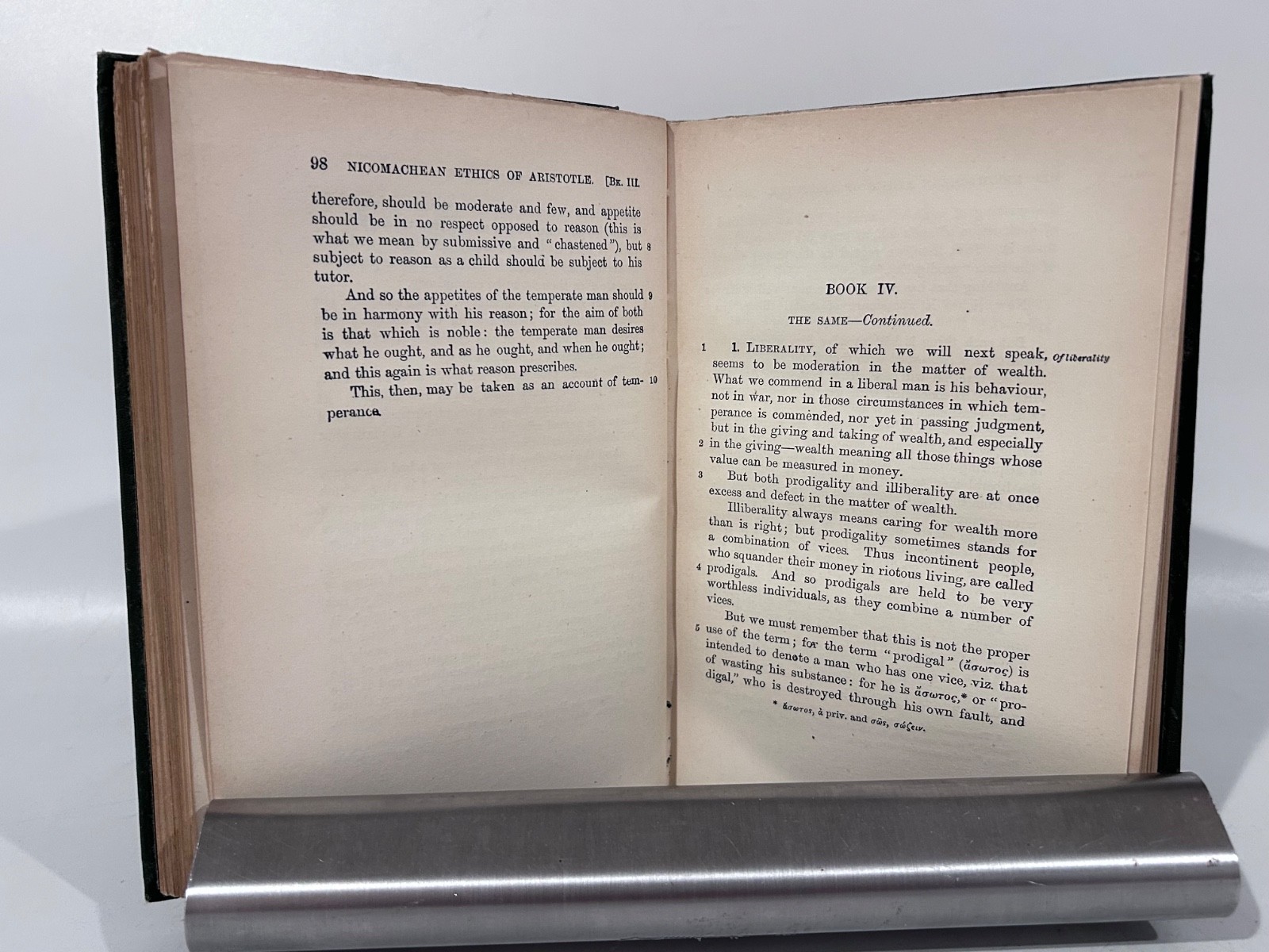 Peters: Nicomachean Ethics of Aristotle, Kegan Paul 1909, 7th ed.