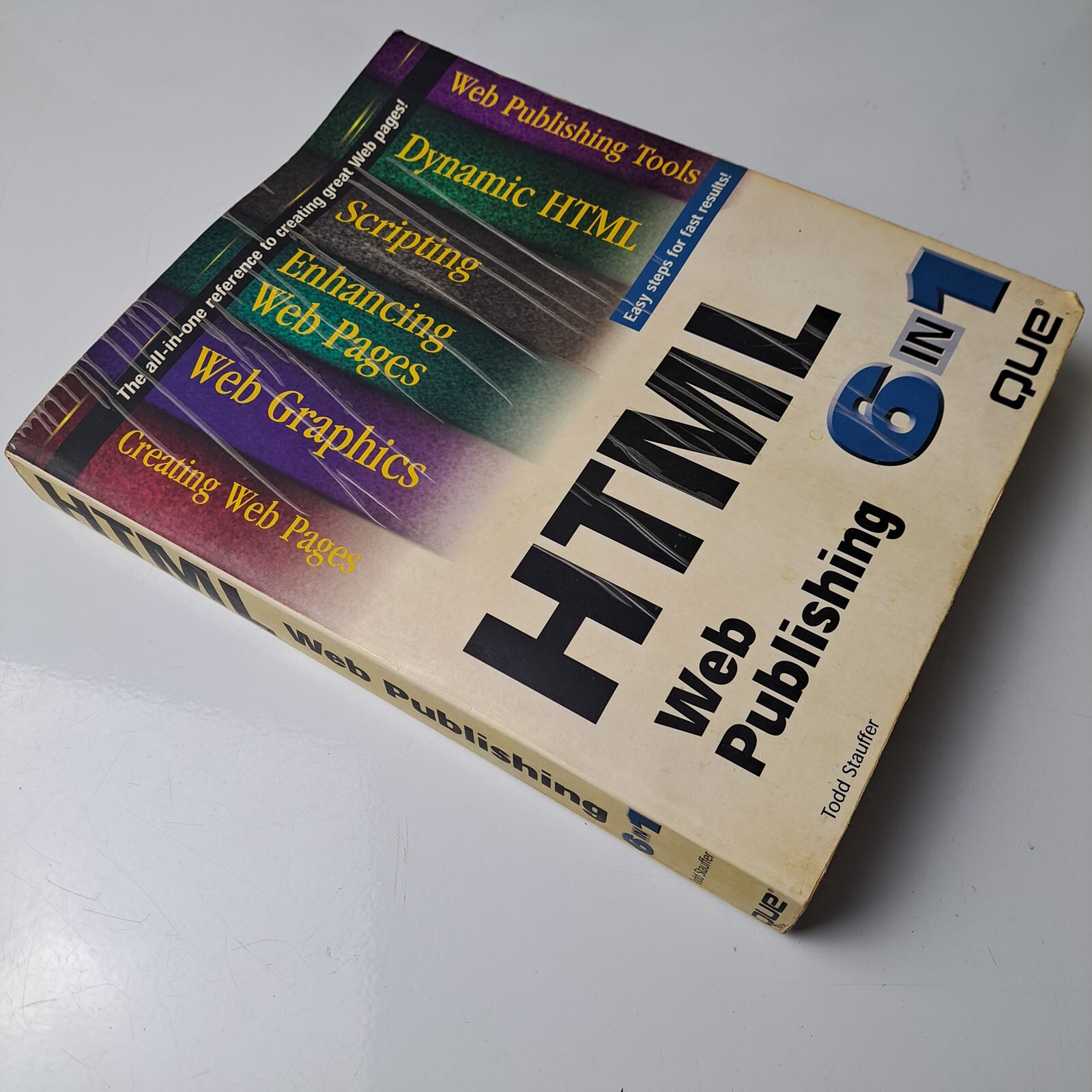 Web Design Book HTML Web Publishing Todd Stauffer Vintage