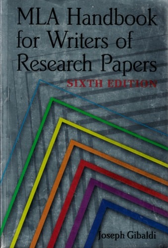 MLA Handbook for Writers of Research Papers by Joseph Gibaldi, Good Book