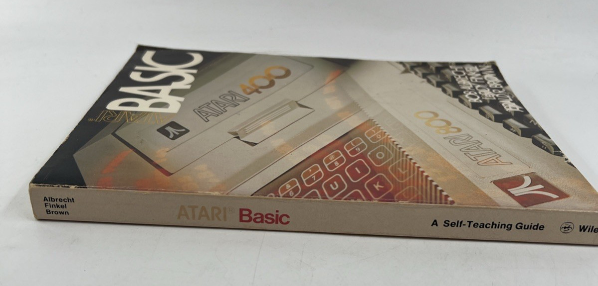 Vintage 1979 Atari BASIC 400 / 800 Personal Computer A Self-Teaching Guide Book