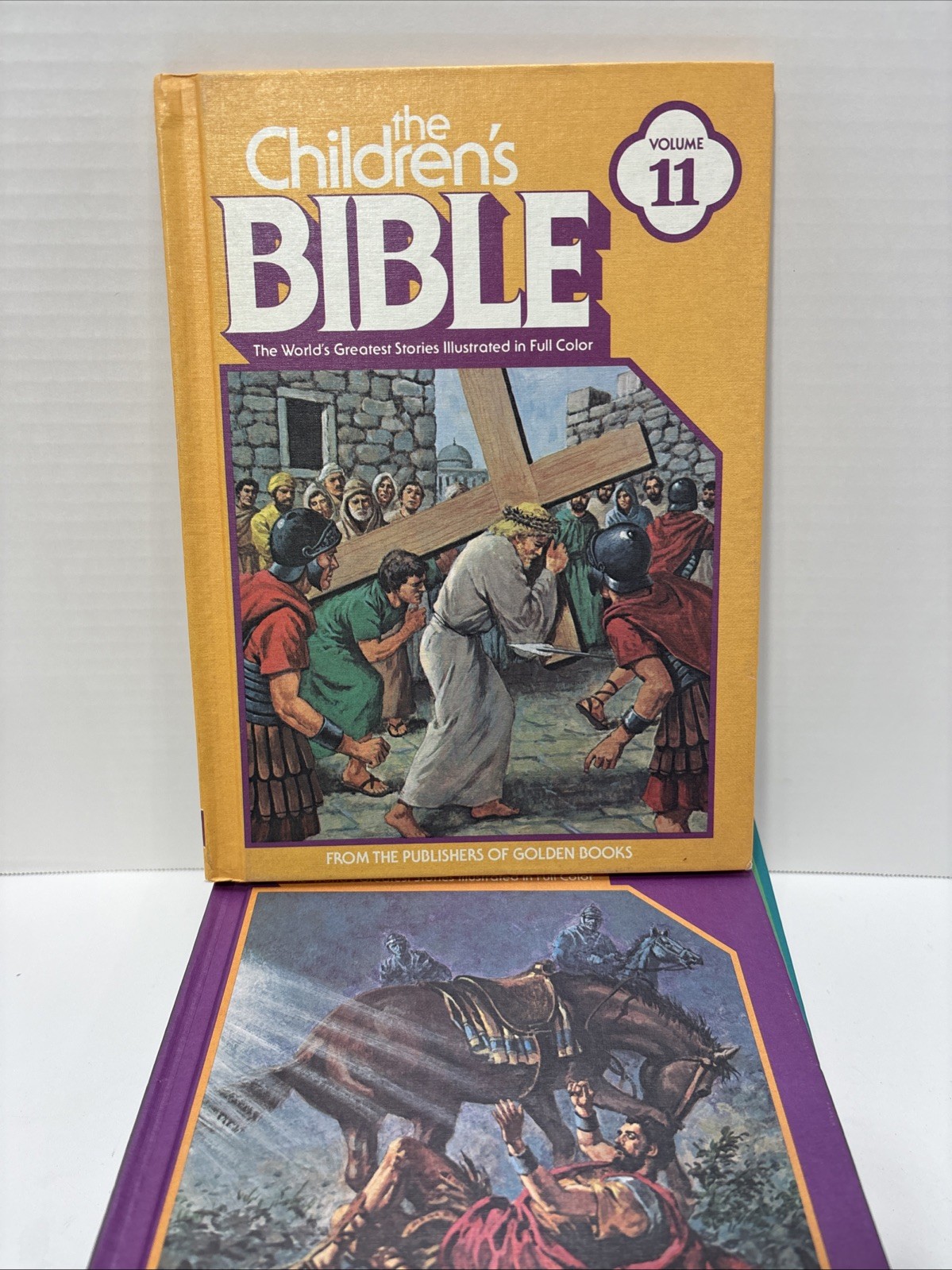 The Childrens Bible Volumes 1-12 Minus Volumes 7&8(Lot Of 10) Golden Books Vtg