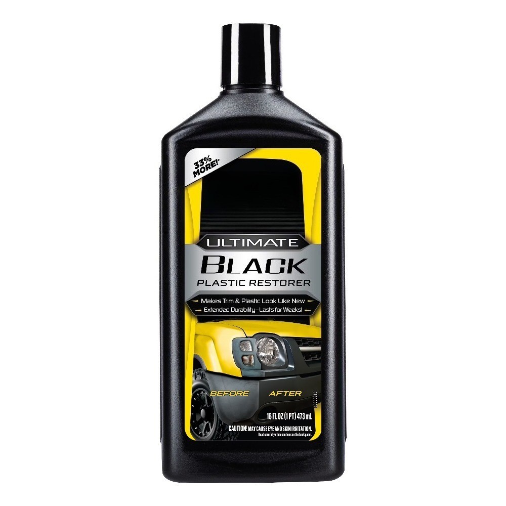 Black Plastic Restorer – Long-Lasting Car Trim Restorer for Exterior Plasti