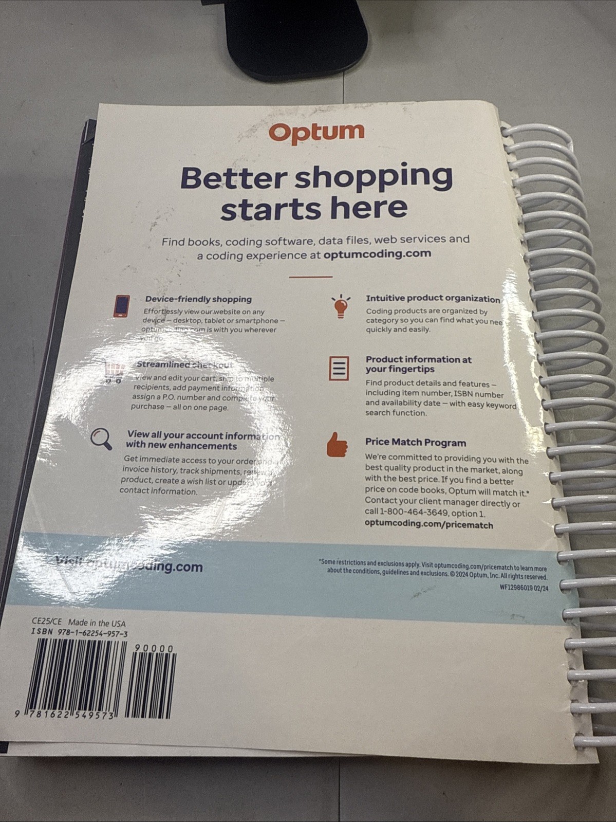 Optum 2025 Current Procedural Coding Expert: CPT Codes Medicare Textbook