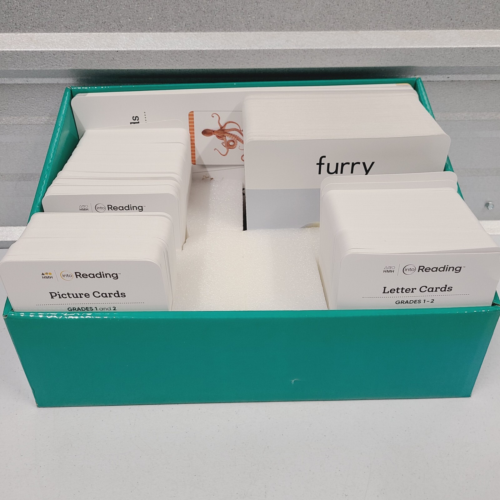 Grade 1 – HMH Into Reading Instructional Cards Kit Card Set No Lid, Unsealed