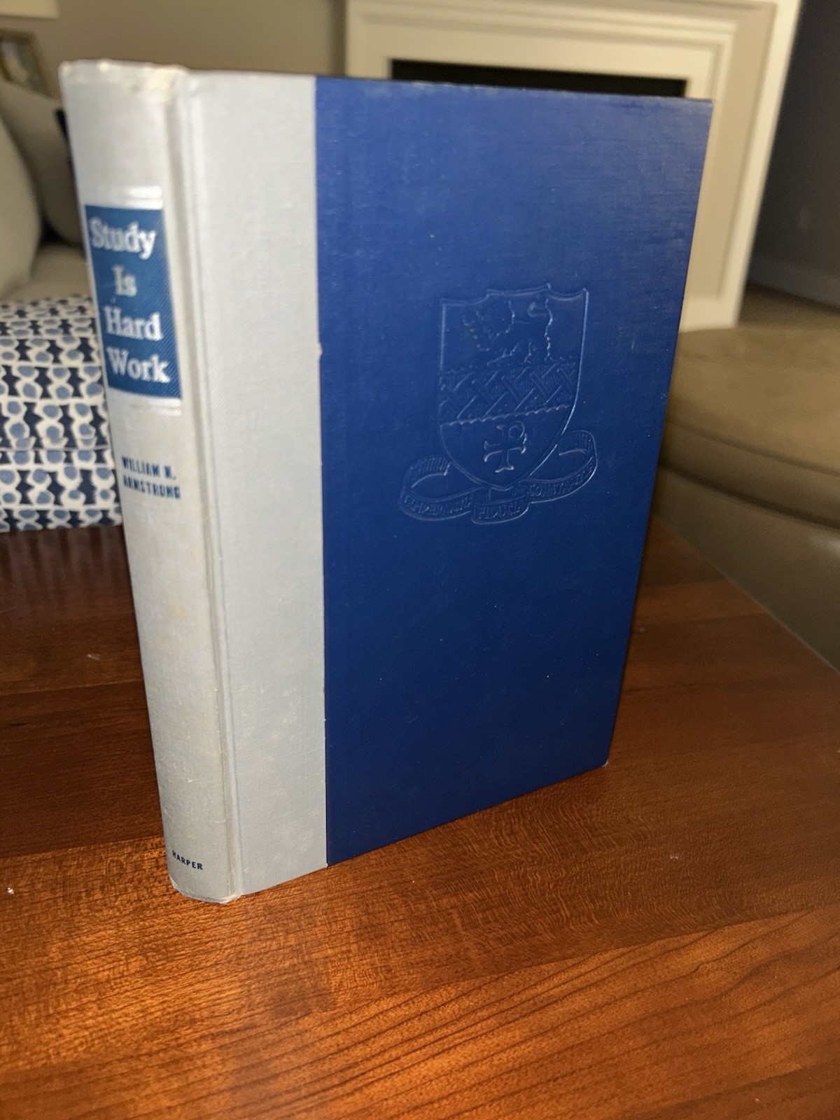 Study Is Hard Work By William H. Armstrong First Edition HC Harper Kent School