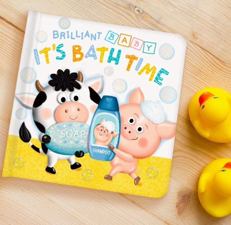 Little Hippo Books: Brilliant Baby: It’s Bath Time Children’s Touch and Feel