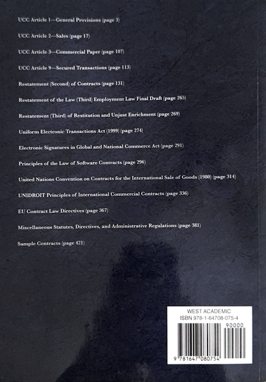 Contract Law Selected Source Materials Annotated 2020 Edition