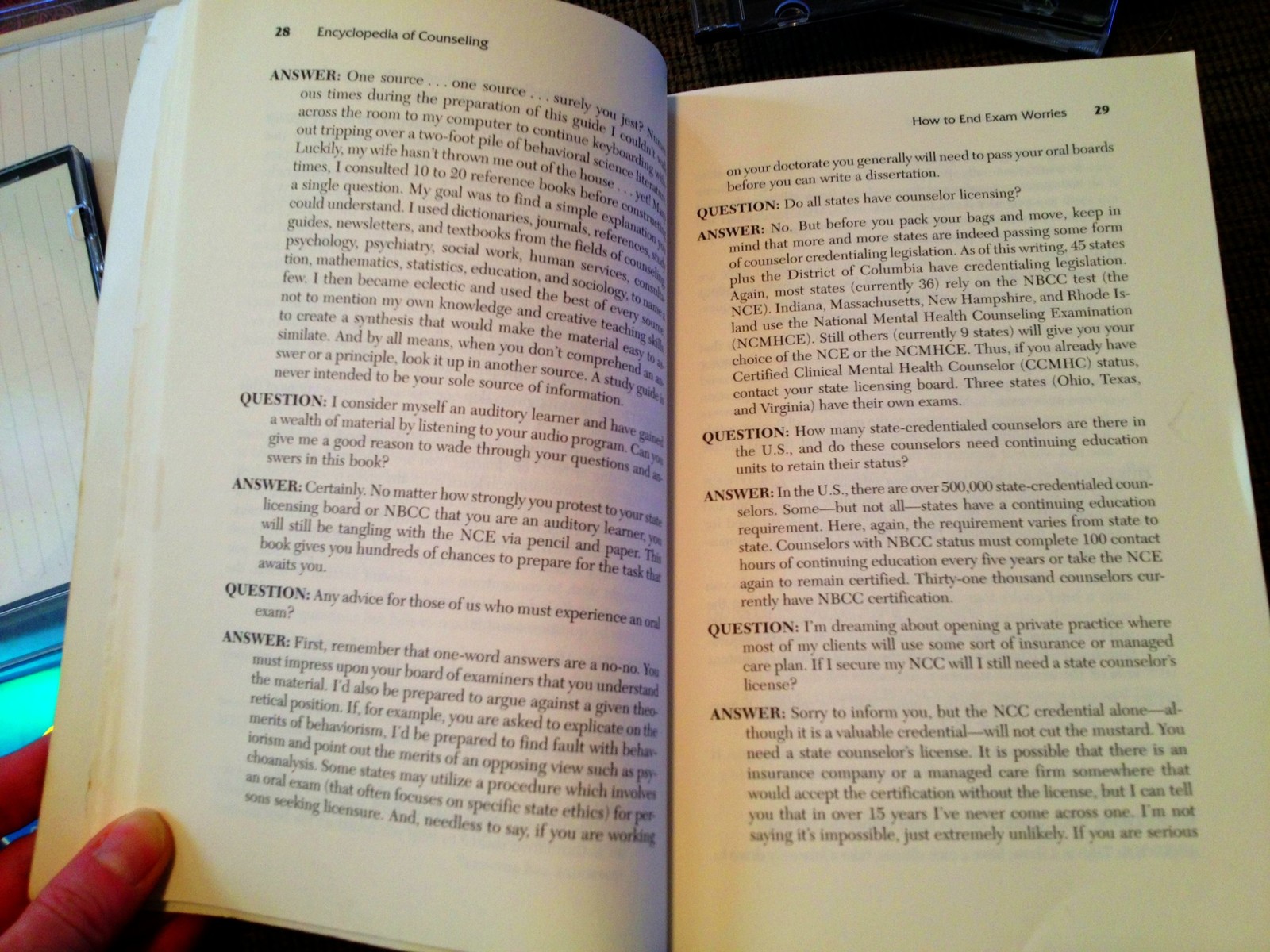 Encyclopedia of Counseling: Master Review and Tutorial for the National Counsel,