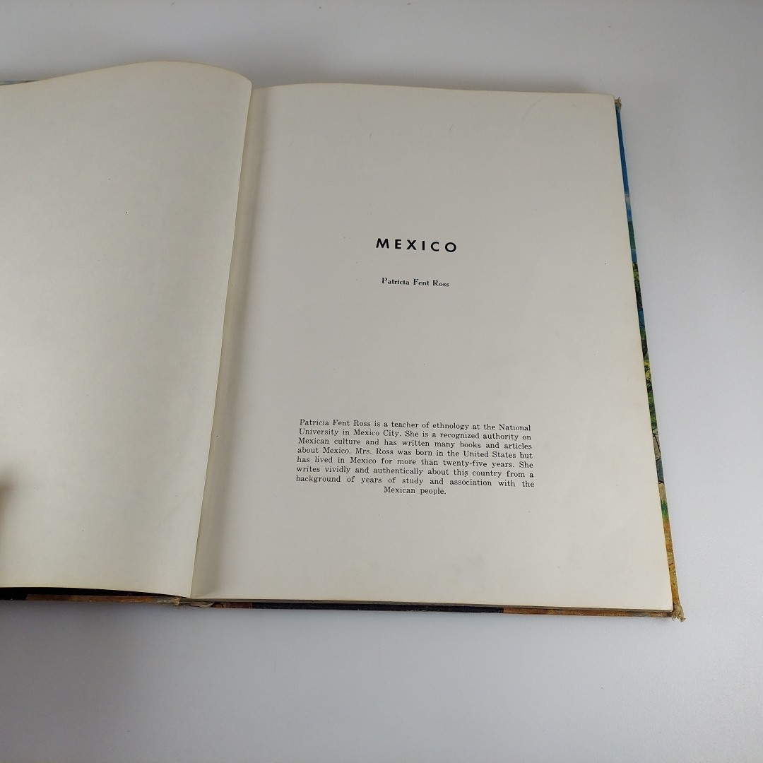 Patricia Fent Ross Mexico 1962 Illustrated HC Fideler Company Ex-Library