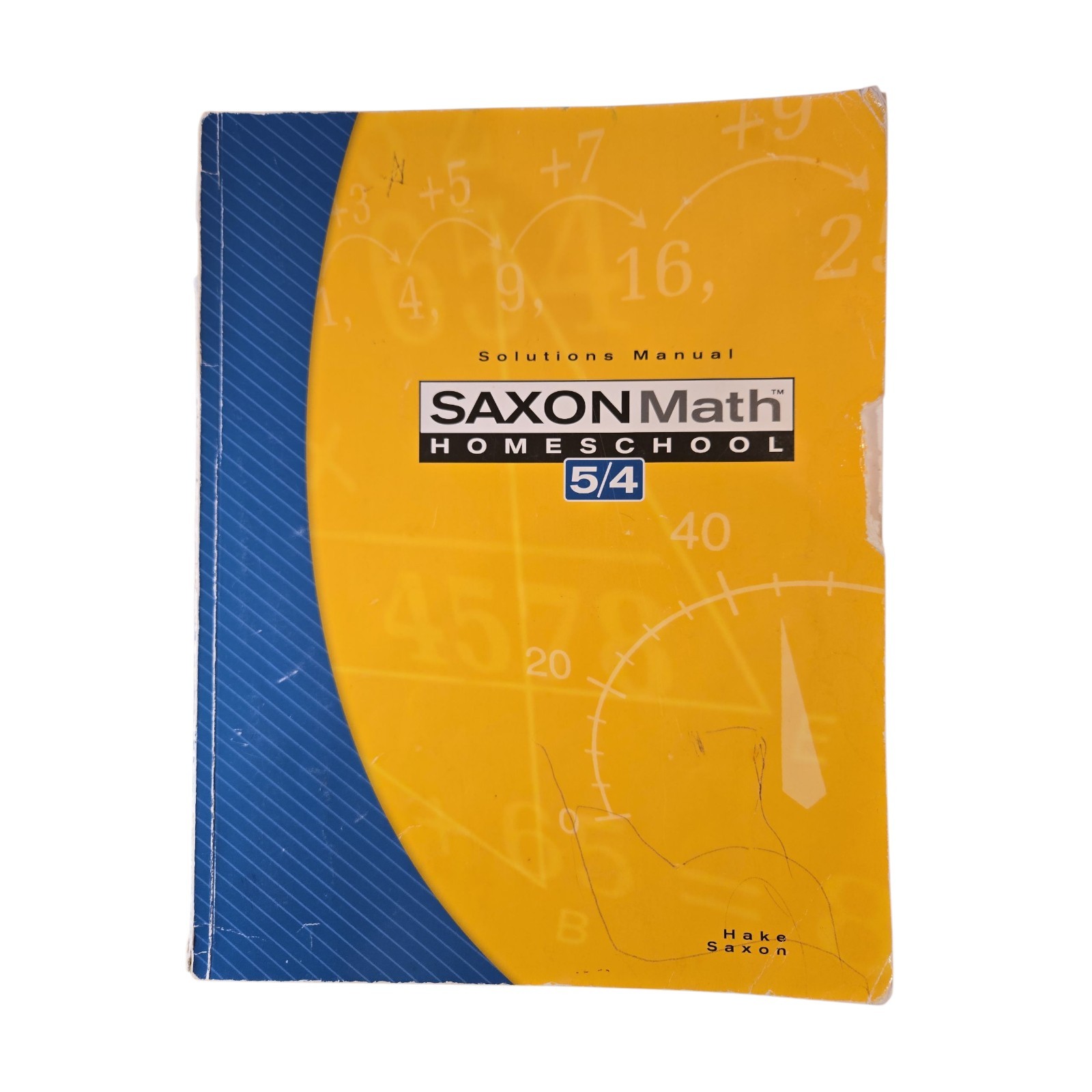 Saxon Math 5/4 54 Homeschool Solutions Manual Third Edition