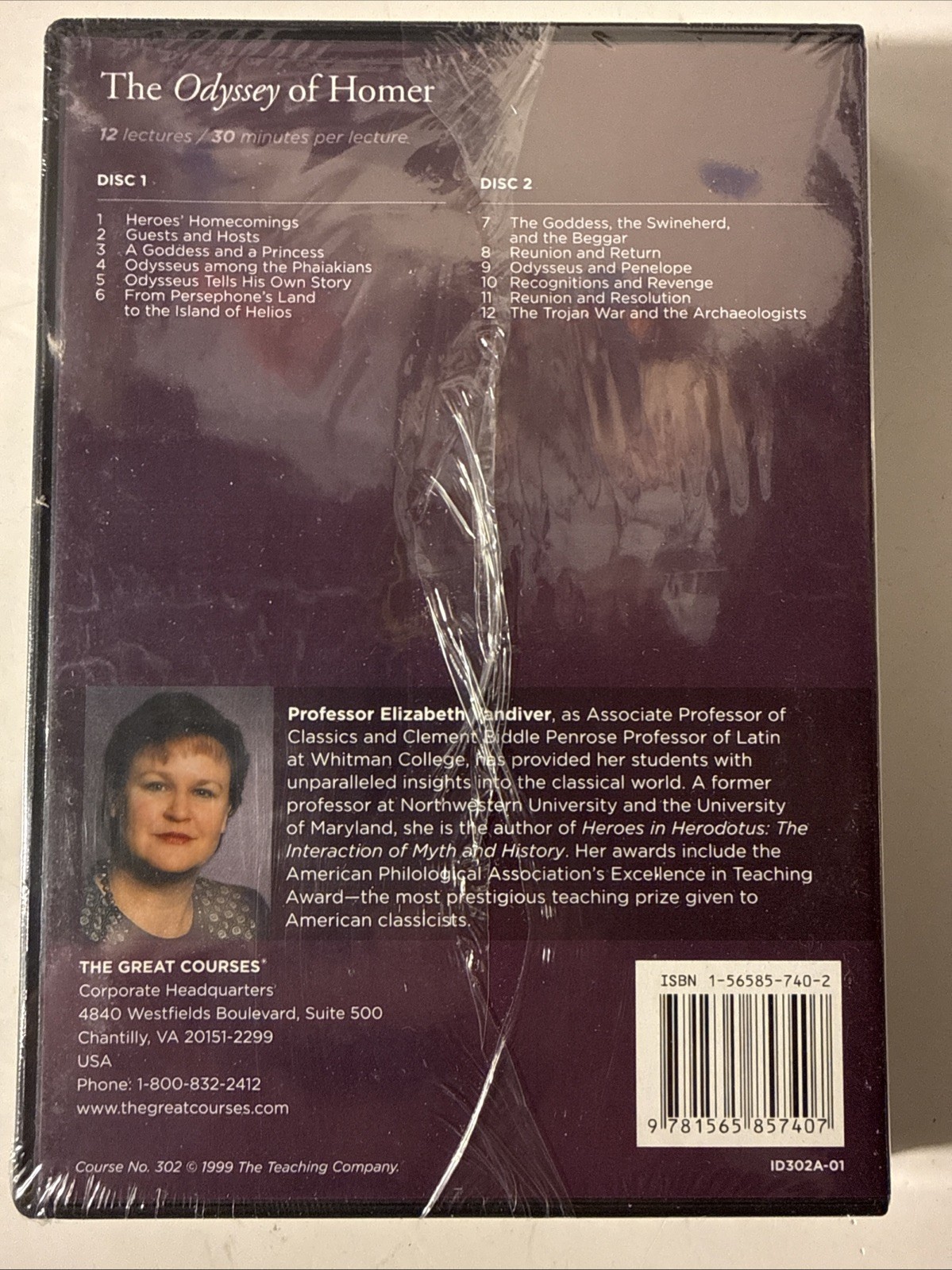 THE ODYSSEY OF HOMER – DVD & Course Book NEW Great Courses
