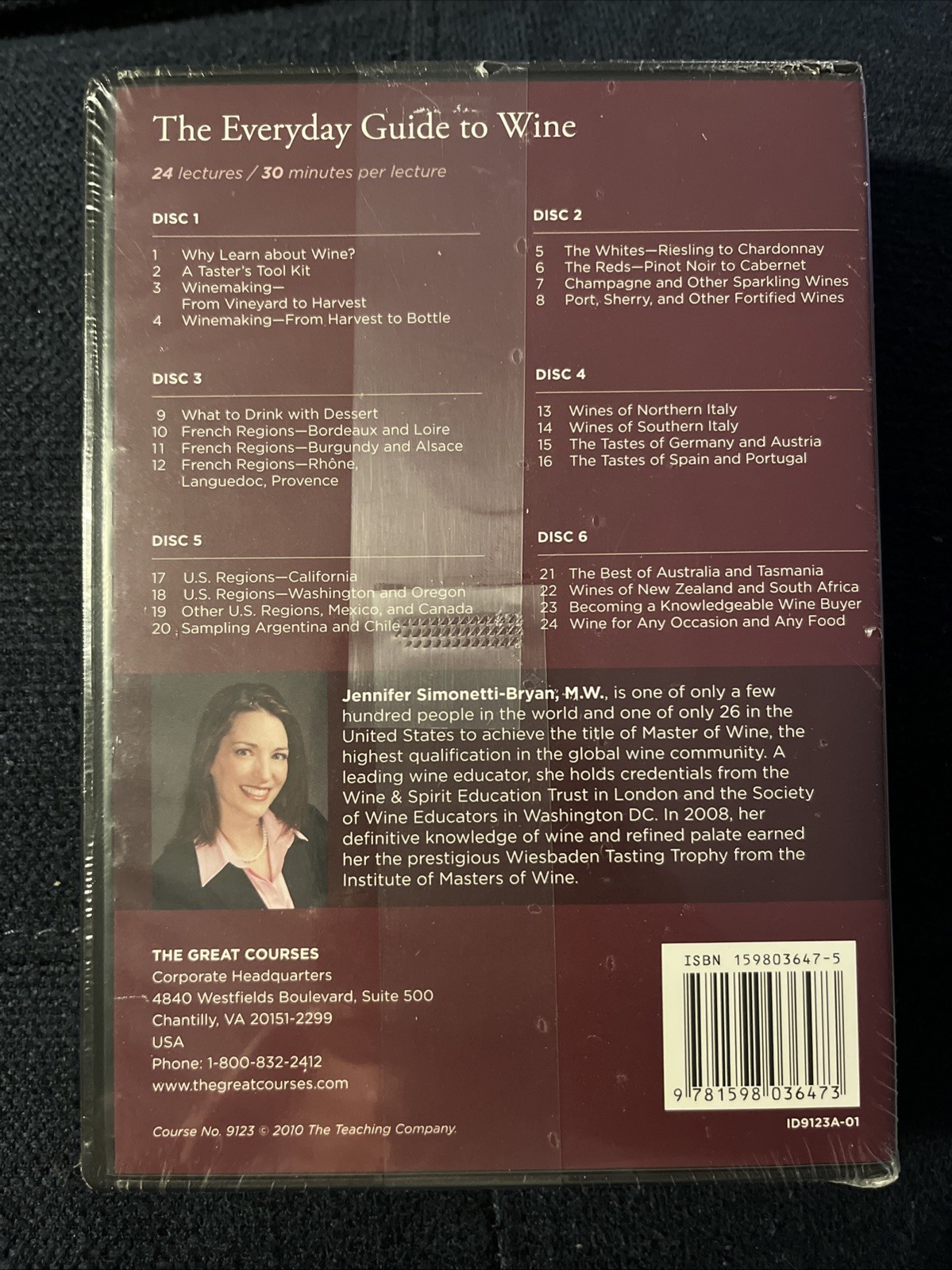 The Everyday Guide to Wine DVD and Course Guidebook Bundle