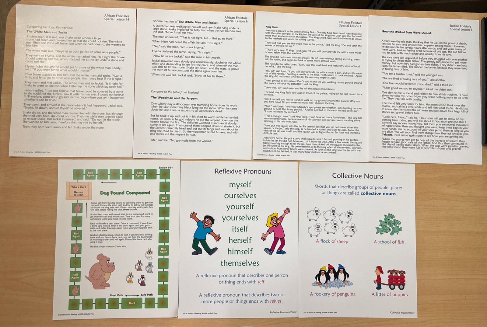 McRuffy Press Second Grade Curriculum Set Teachers Manual Books Posters Cut-Outs