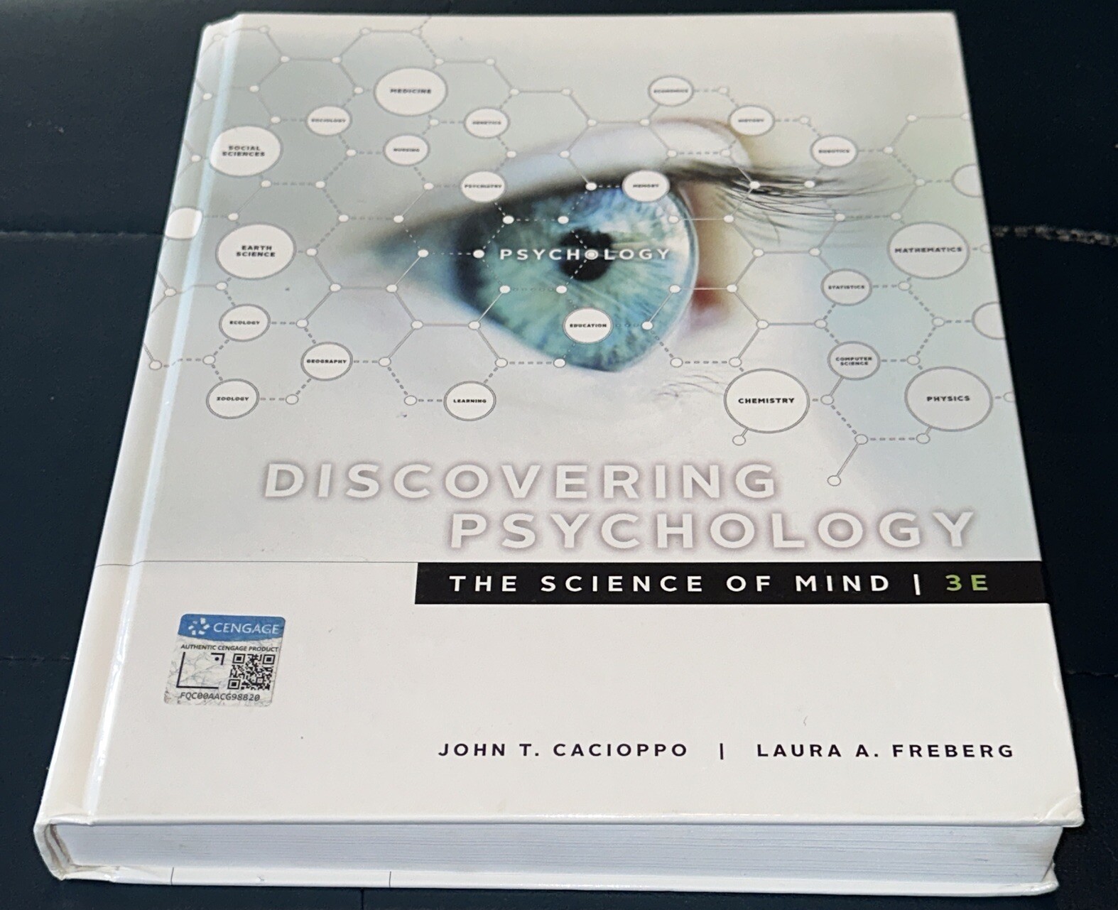 Discovering Psychology: The – Hardcover, by Cacioppo John T. – Acceptable n