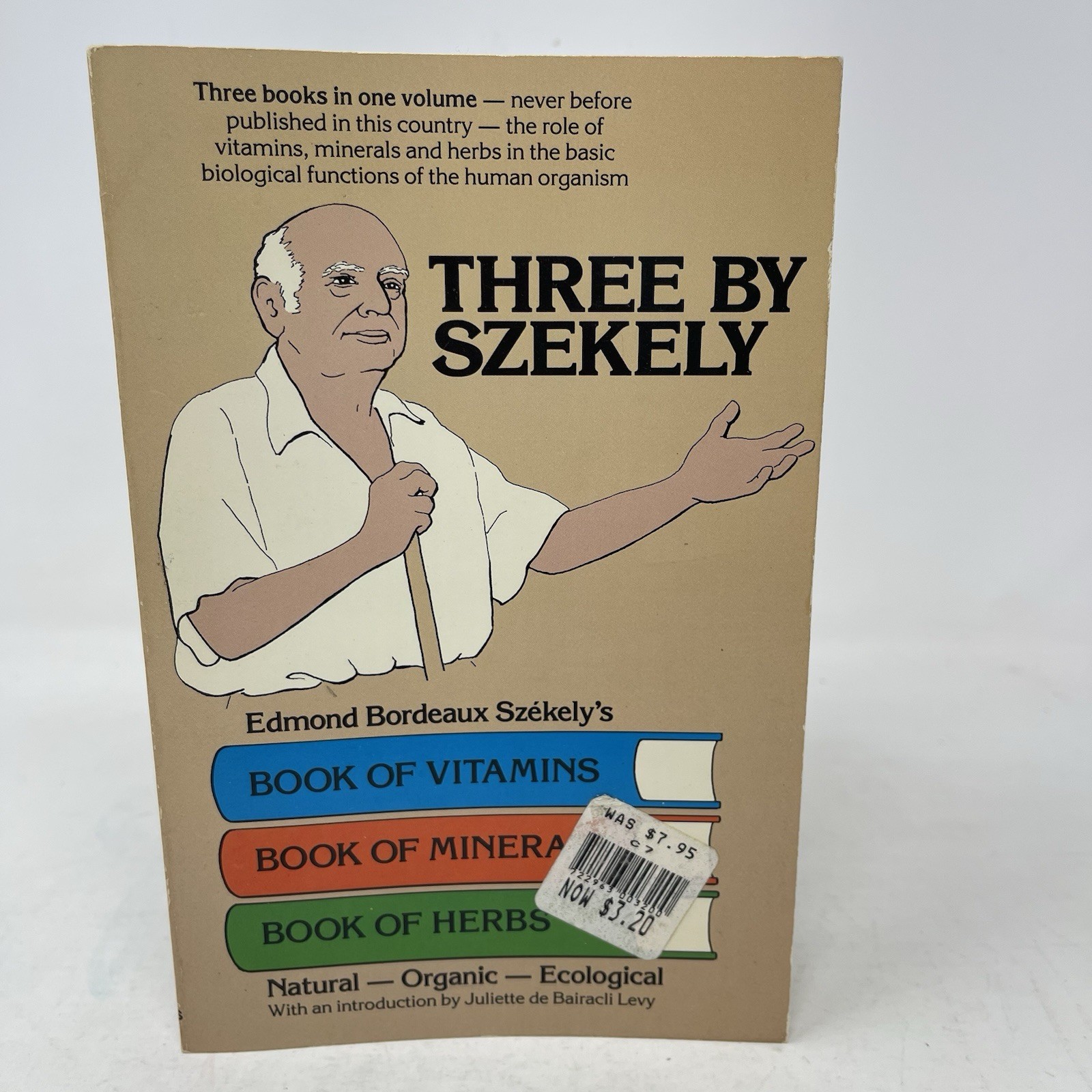 Three by Szekely Edmond Szekely 1983 Keats Paperback Vitamins Minerals Herbs