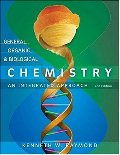 GENERAL, ORGANIC AND BIOLOGICAL CHEMISTRY By Kenneth W. Raymond – Hardcover Mint
