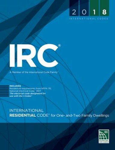 2018 International Residential Code for One- And Two-Family Dwellings: New