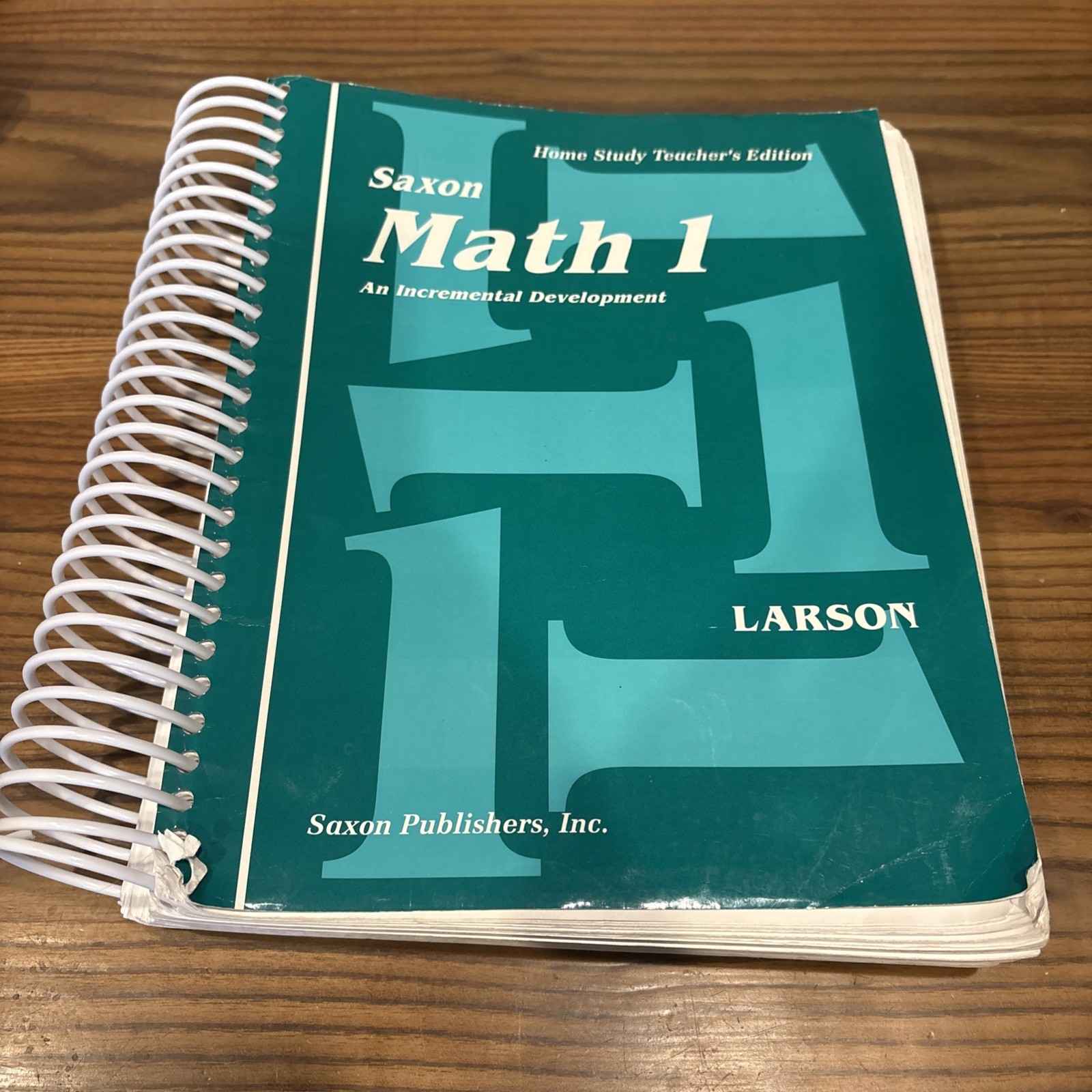 Math 1 Home Study by Nancy Larson (2001, Spiral, Reprint,Teacher’s edition)
