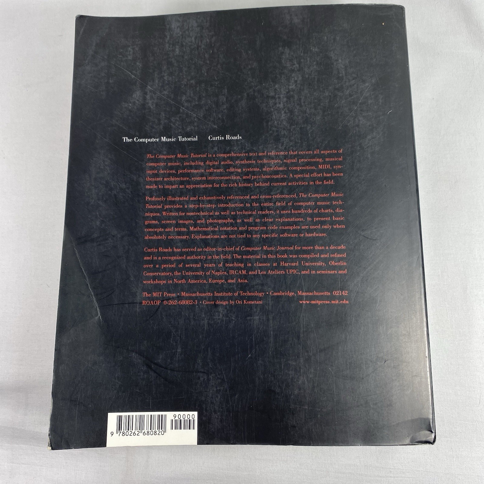 THE COMPUTER MUSIC TUTORIAL (THE MIT PRESS) By Curtis Roads