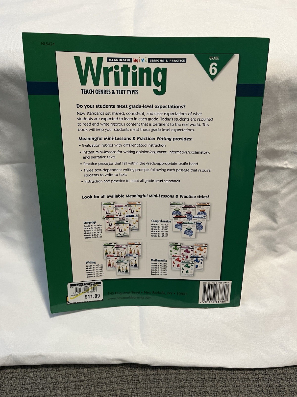 Newmark Learning Meaningful Mini Lessons & Practice Writing 6