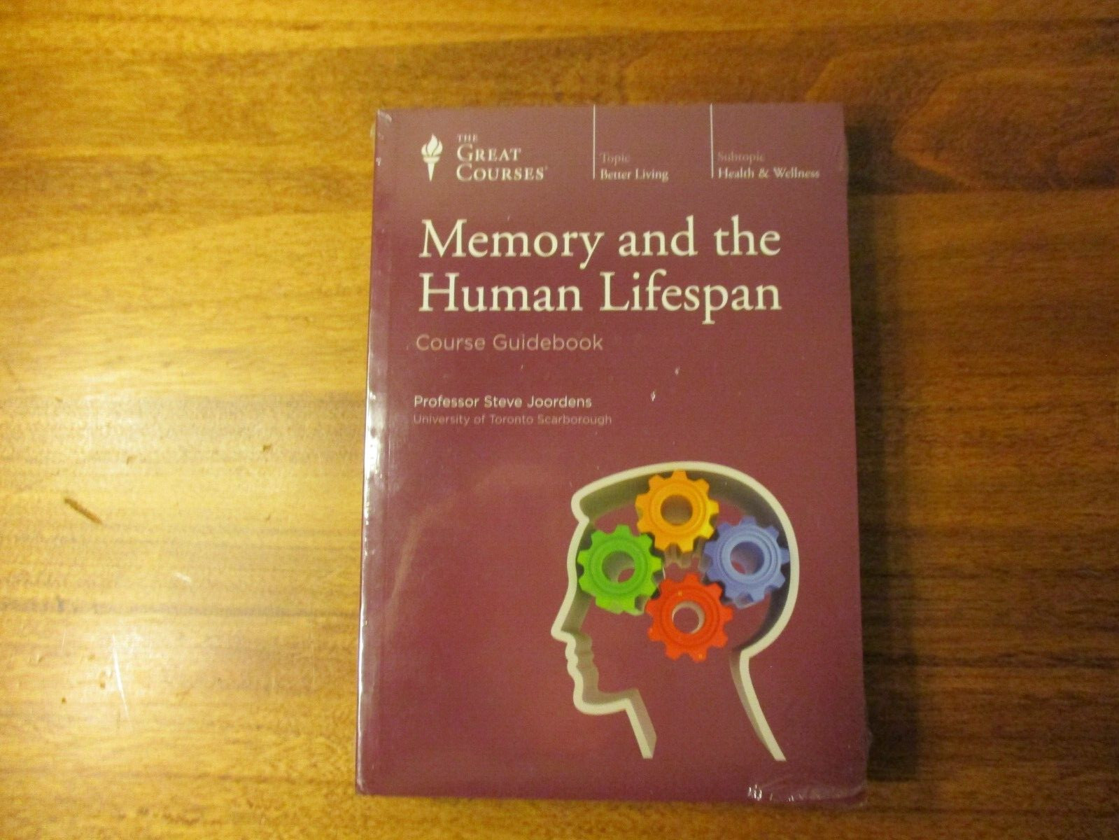The Great Courses: Memory and the Human Lifespan. (4) DVDs New Sealed. w/ Guide.