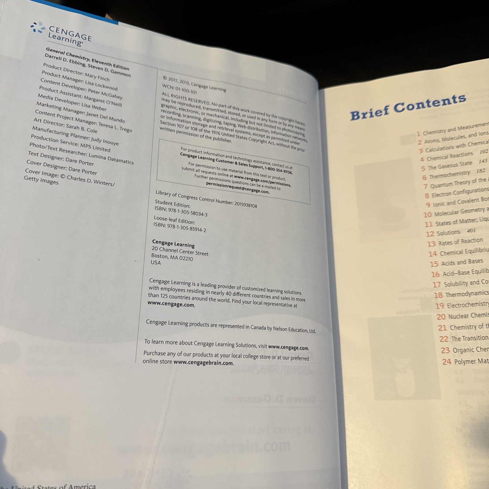 Mindtap Course List Ser.: General Chemistry by Darrell Ebbing and Steven D….
