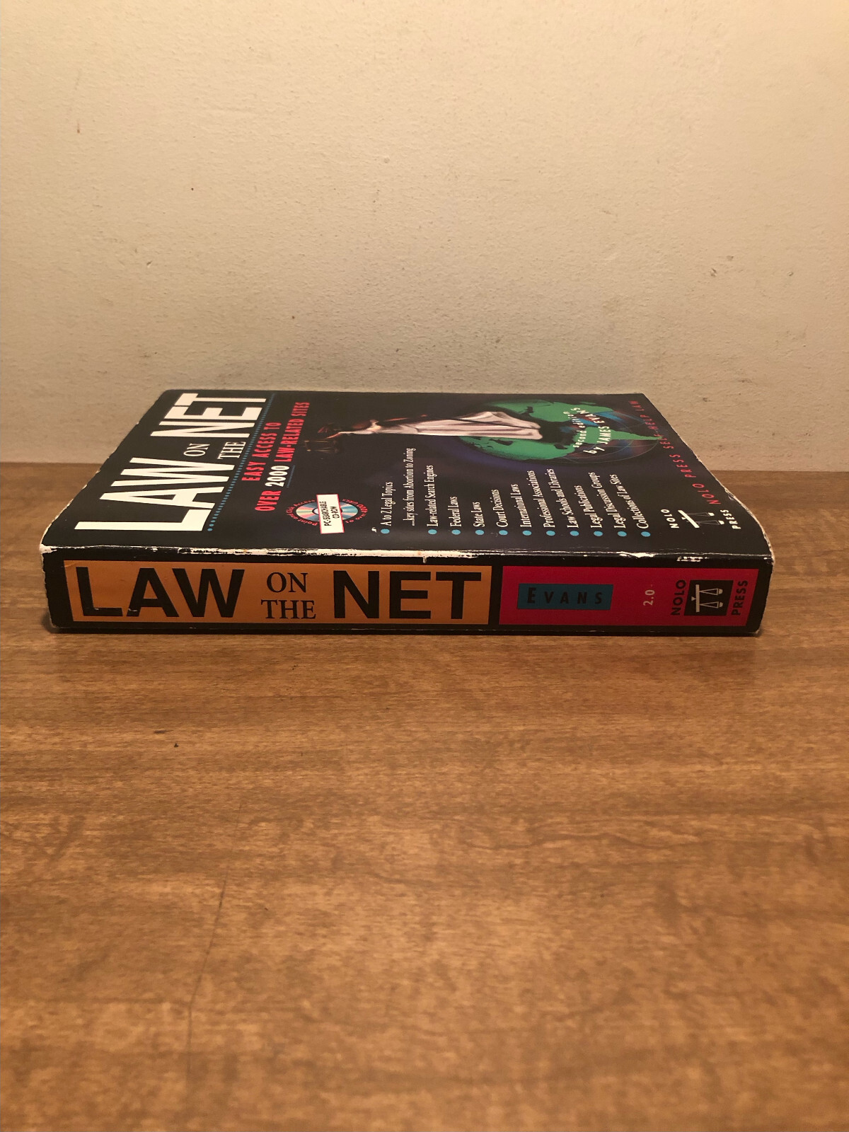 Law on the Net (Law on the Net (W/CD)) by James Evans PB, 1997