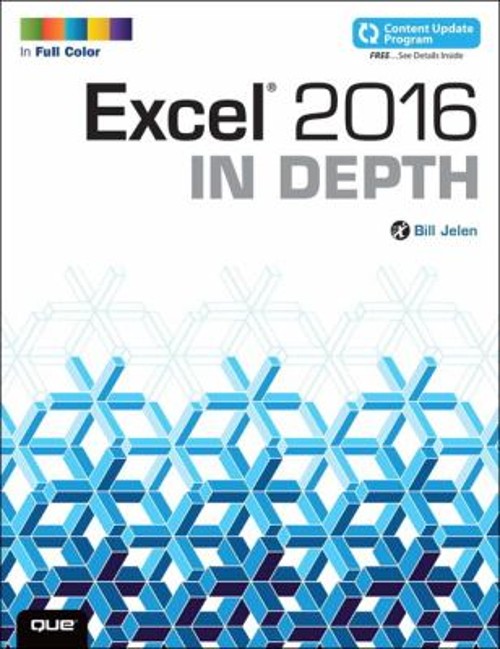 Excel 2016 in Depth Paperback Bill Jelen