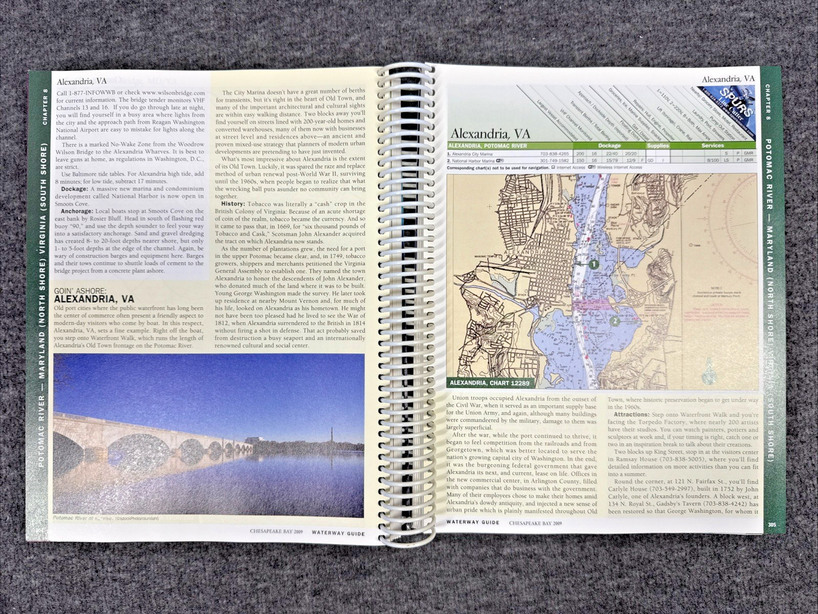 Waterway Guide Chesapeake Bay & Delaware Bay 2009 (Cape May NJ – Norfolk VA)