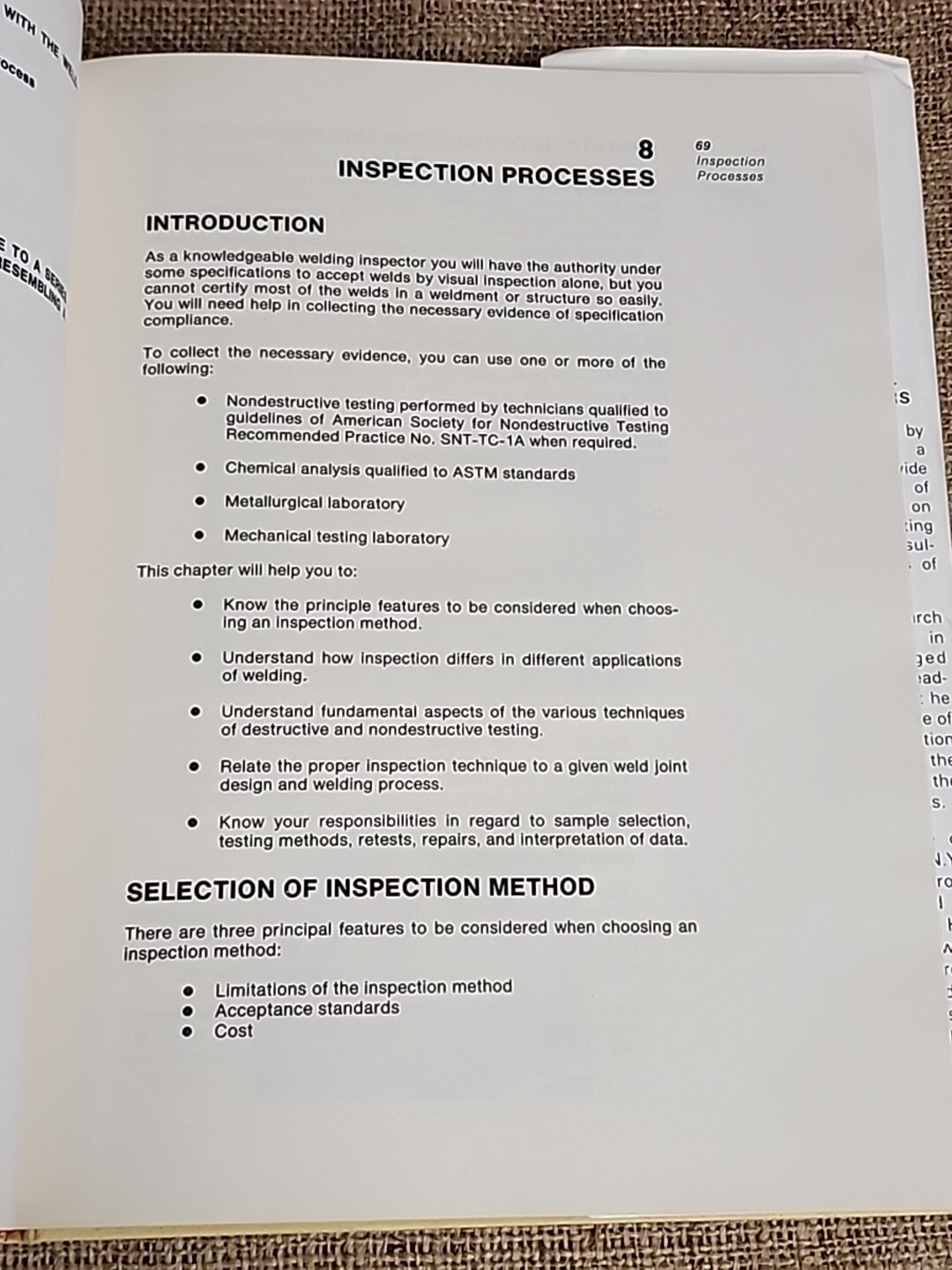 Vintage Certification Manual For Welding Inspectors Book 1977