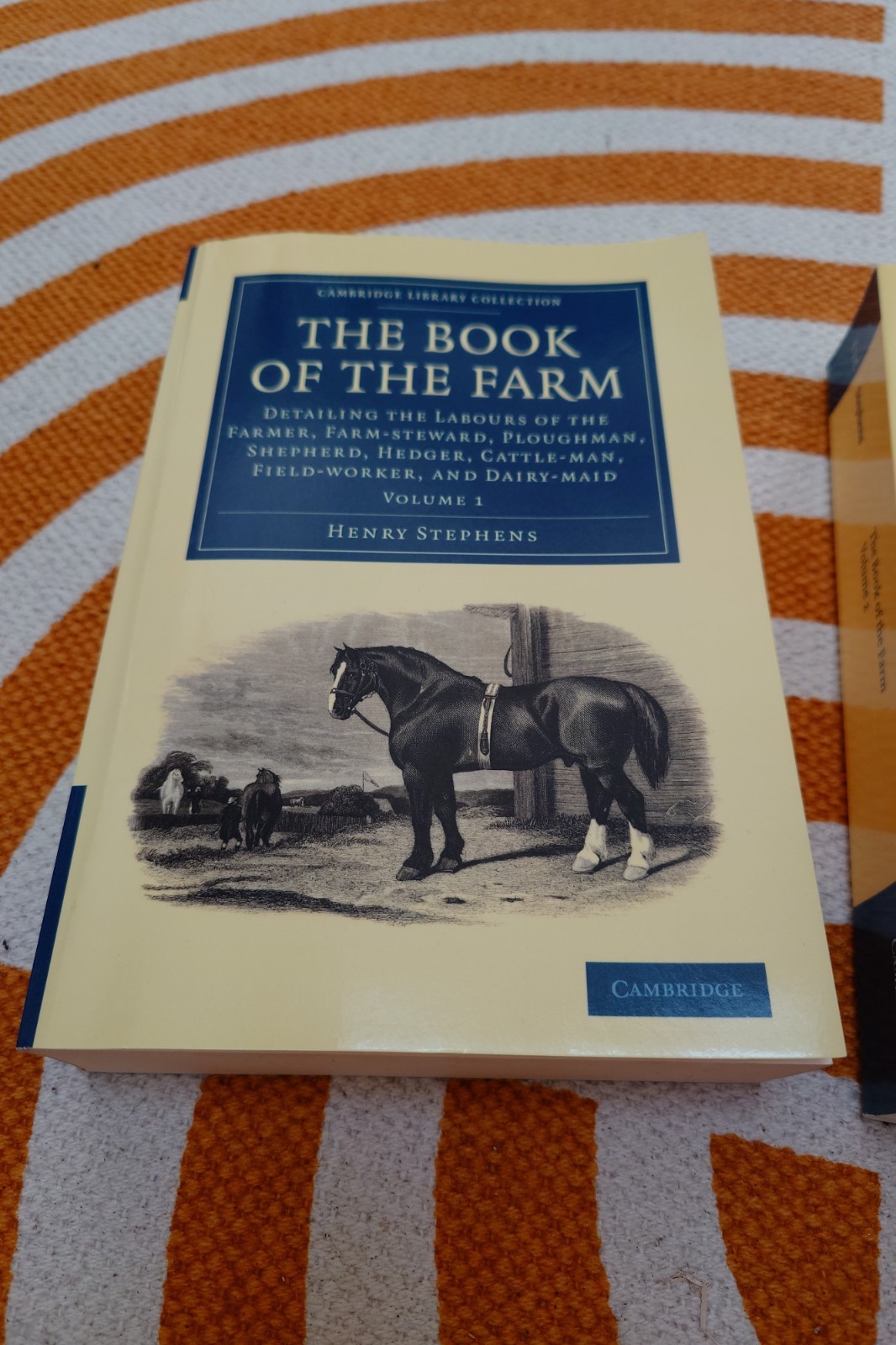 The Book of the Farm Stephens Paperback Cambridge University Press Volumes 1,2,3