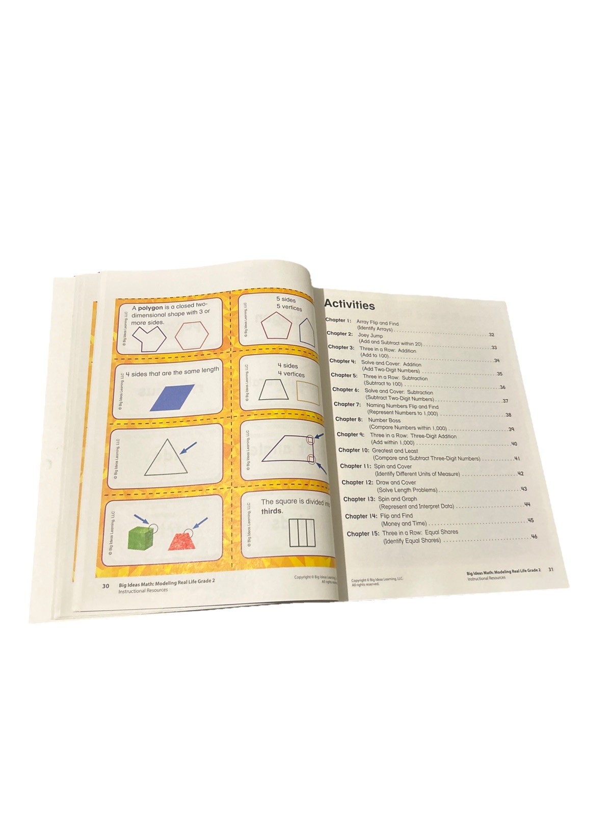 Big Ideas Math Modeling Real Life Grade 2 Instructional Resources Teacher Book