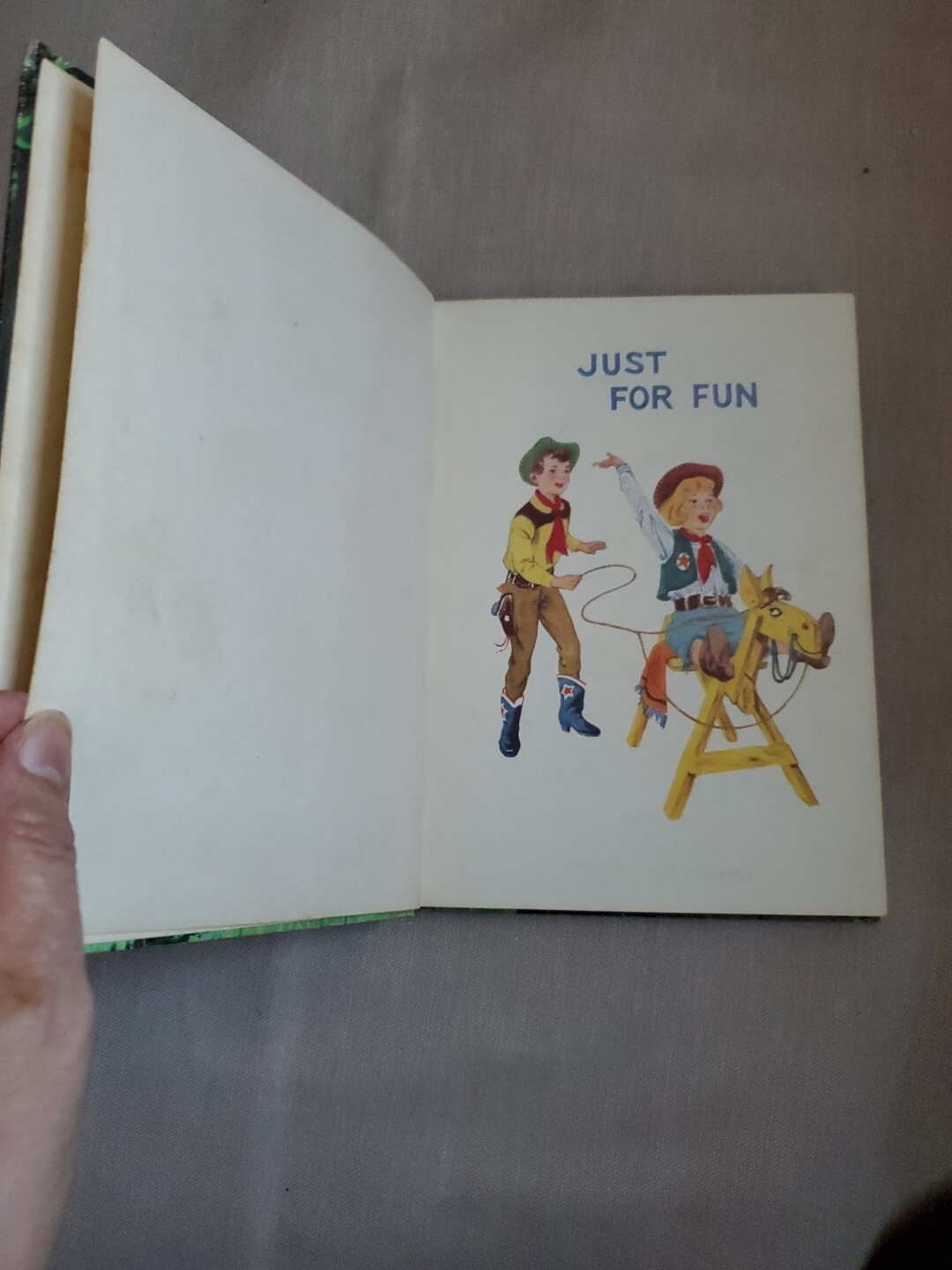 ‘Just for Fun’ School Developmental Reading Lyons/Carnahan (HC, 1962) Ex-Library