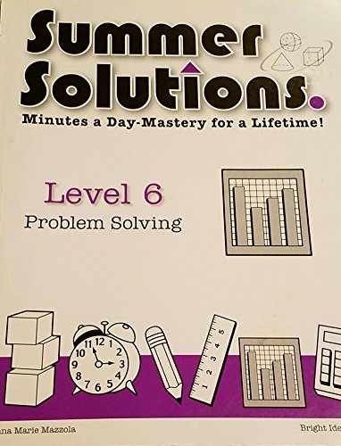 Summer Solutions Problem – Paperback, by donna marie mazzola; – Acceptable p