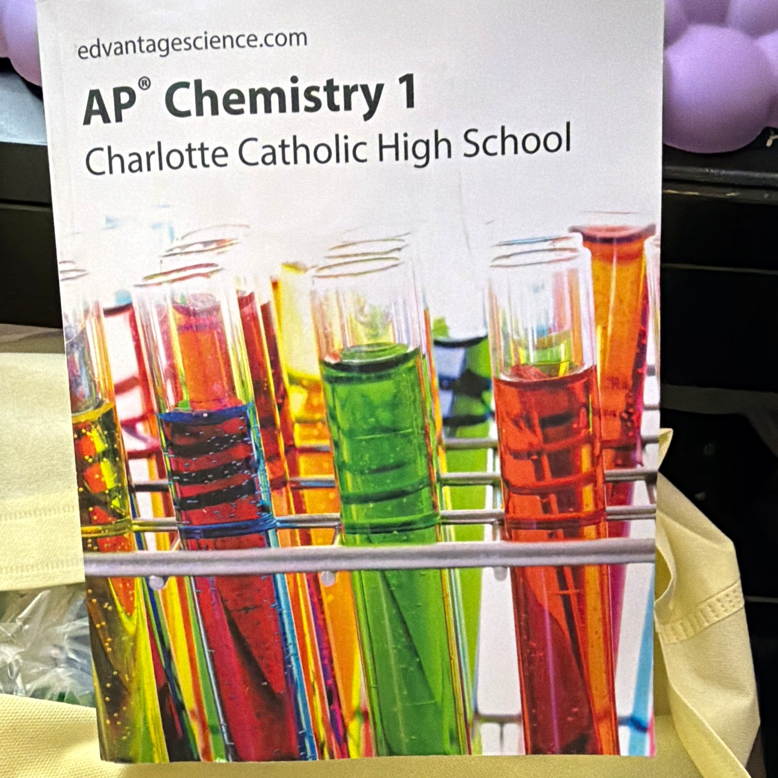 AP Chemistry 1 Textbook Book English Advanced High School Cheri Smith Davidson