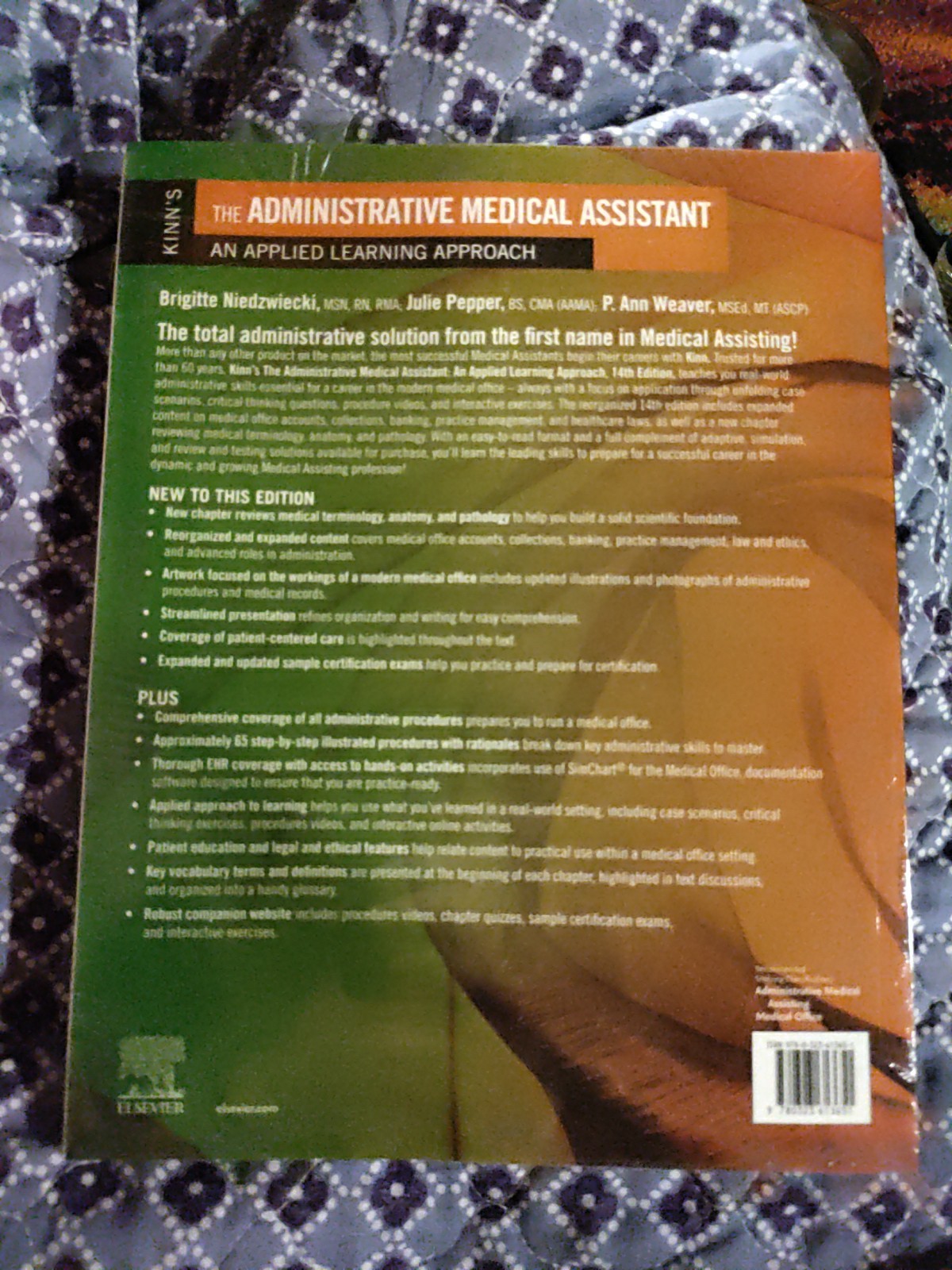 Kinn’s The Administrative Medical Assistant 14TH EDITION Niedzwiecki Pepper