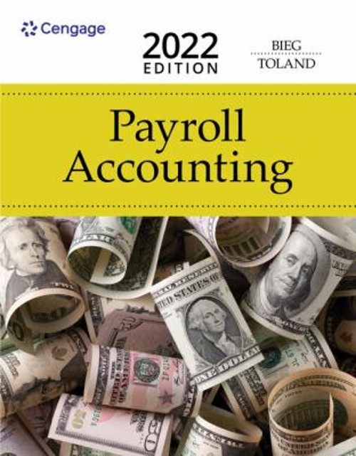 Payroll Accounting 2022 Paperback Judith, Bieg, Bernard Toland