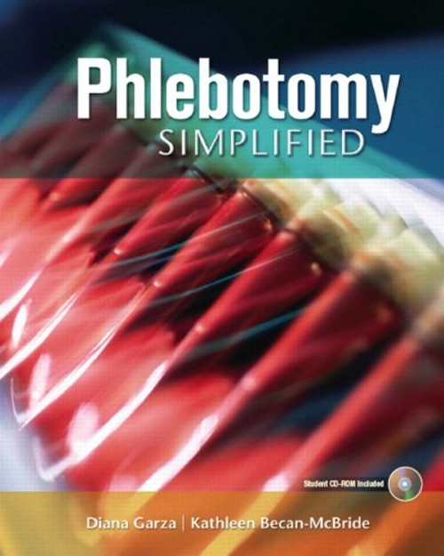 Phlebotomy Simplified Paperback Kathleen, Garza, Diana Becan-McBr