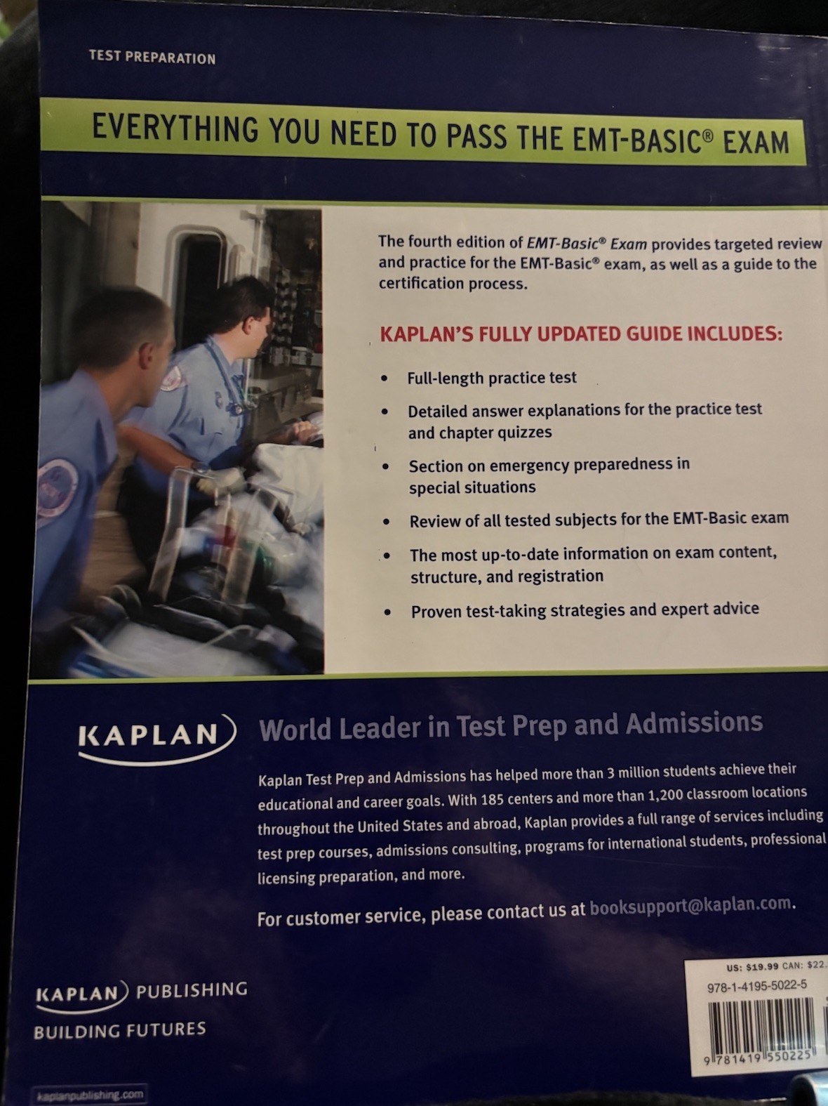 Kaplan Test Prep Ser.: Kaplan EMT-Basic Exam by Richard Lapierre 2011 Paperback