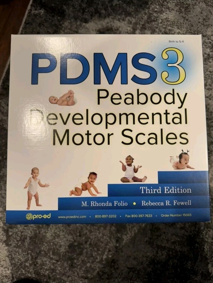 PDMS-3, Peabody Developmental Motor Scales, Third Edition New Complete Kit