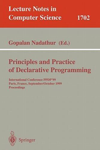 Principles and Practice of Declarative Programming: International Co – VERY GOOD