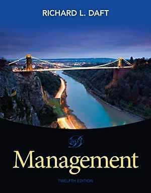 Management – Hardcover, by Daft Richard L. – Acceptable n