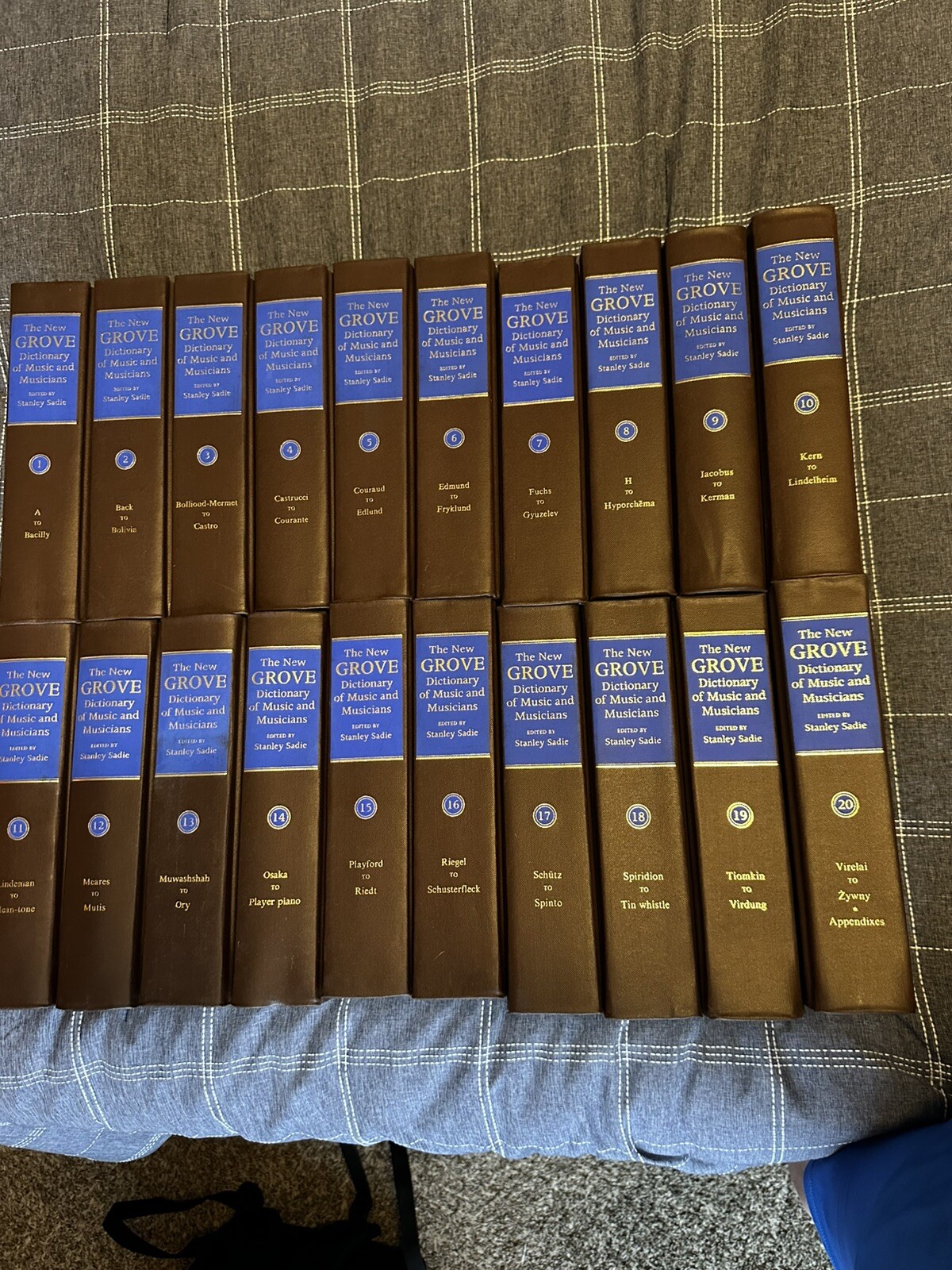The New Grove Dictionary of Music & Musicians-Sadie COMPLETE 20 VOLUMES (1980)