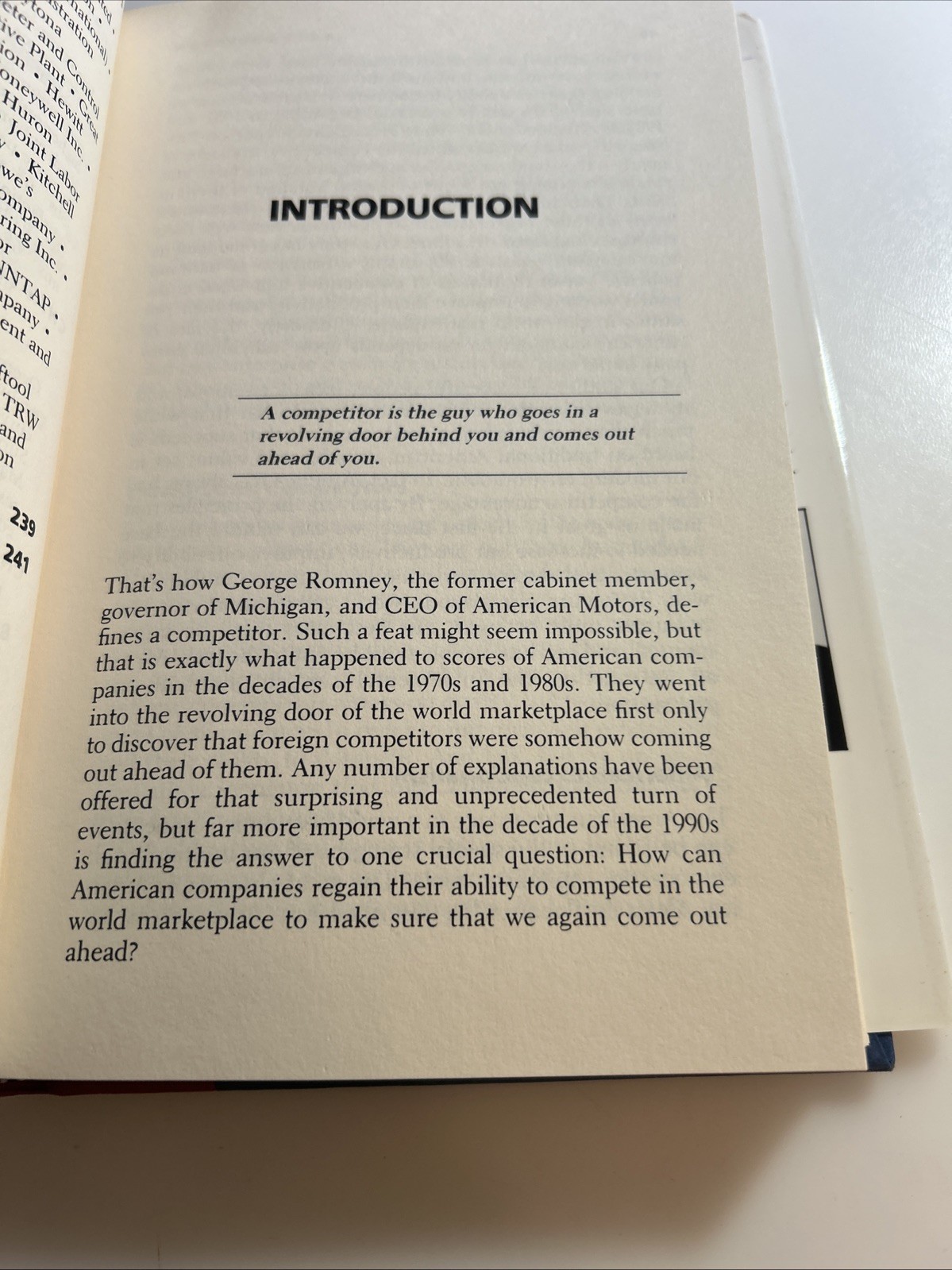 Productivity The American Advantage (1990) HC 📕 L. William Seidman 2902