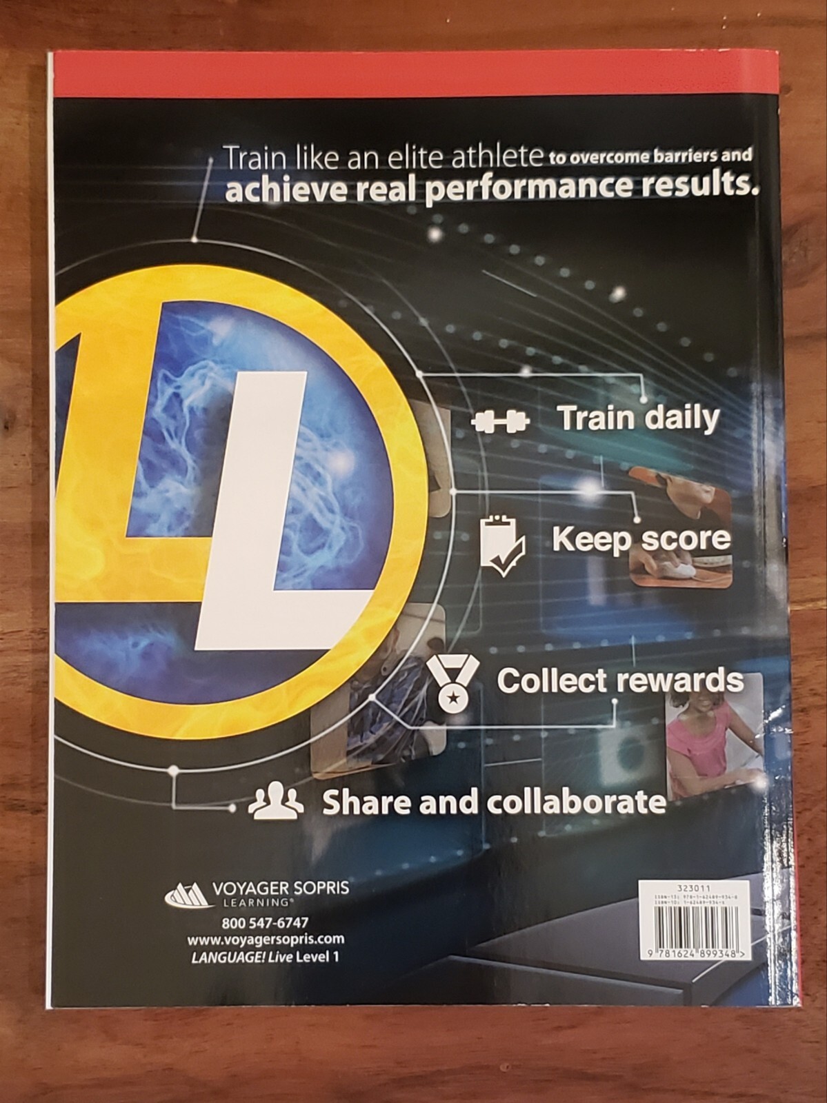 Language! Live Student Book Level 1 Units 7-12 Voyager Sopris Moats NEW
