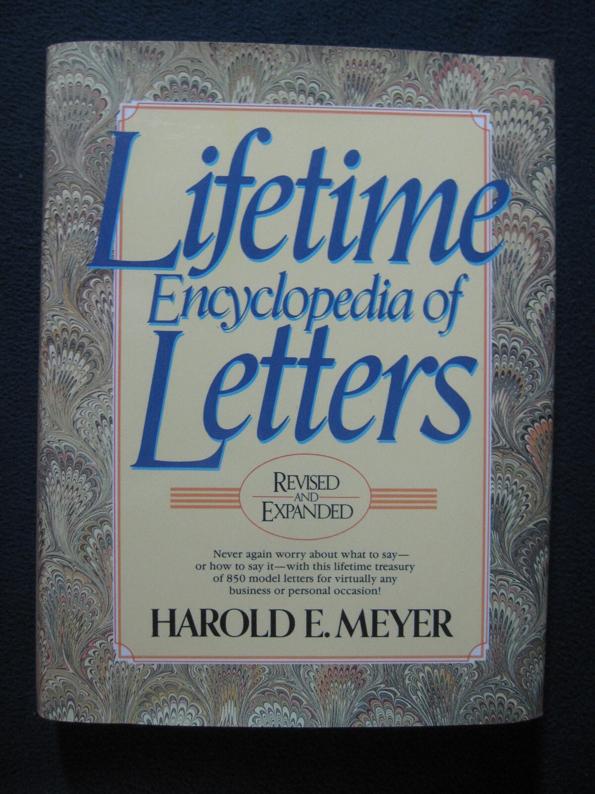 Lifetime Encyclopedia of Letters [Hardcover] Meyer, Harold E.