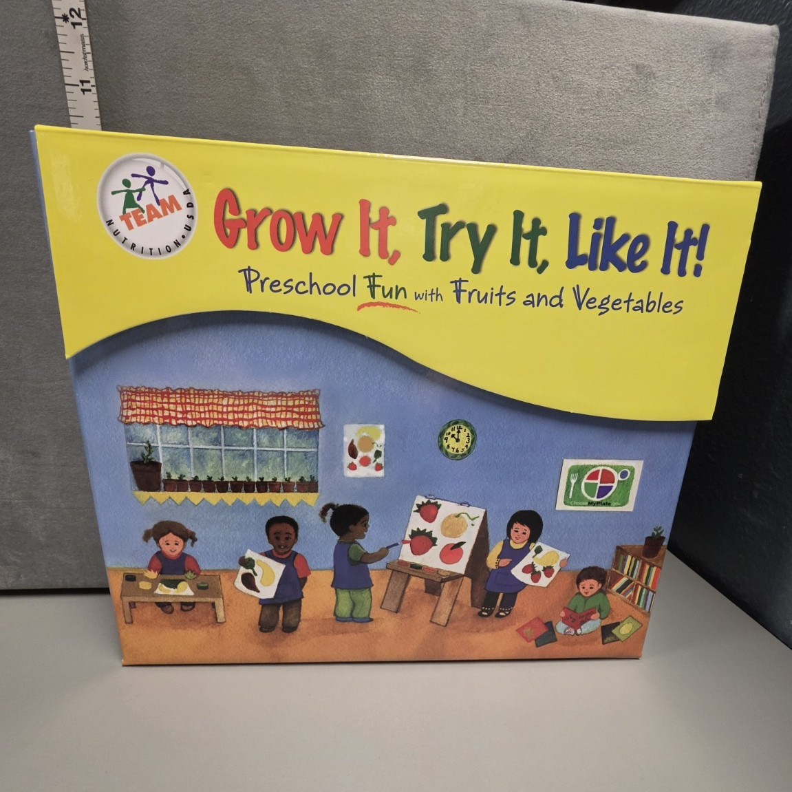 USDA Grow It, Try It, Like It! Preschool Fruits & Vegetables Activity Book + CD
