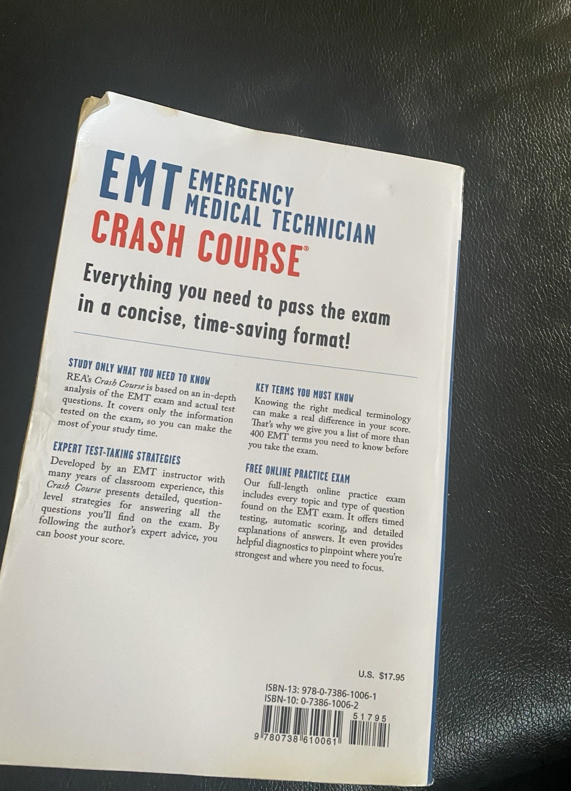 EMT Test Preparation Ser.: EMT Crash Course (Emergency Medical Technician)