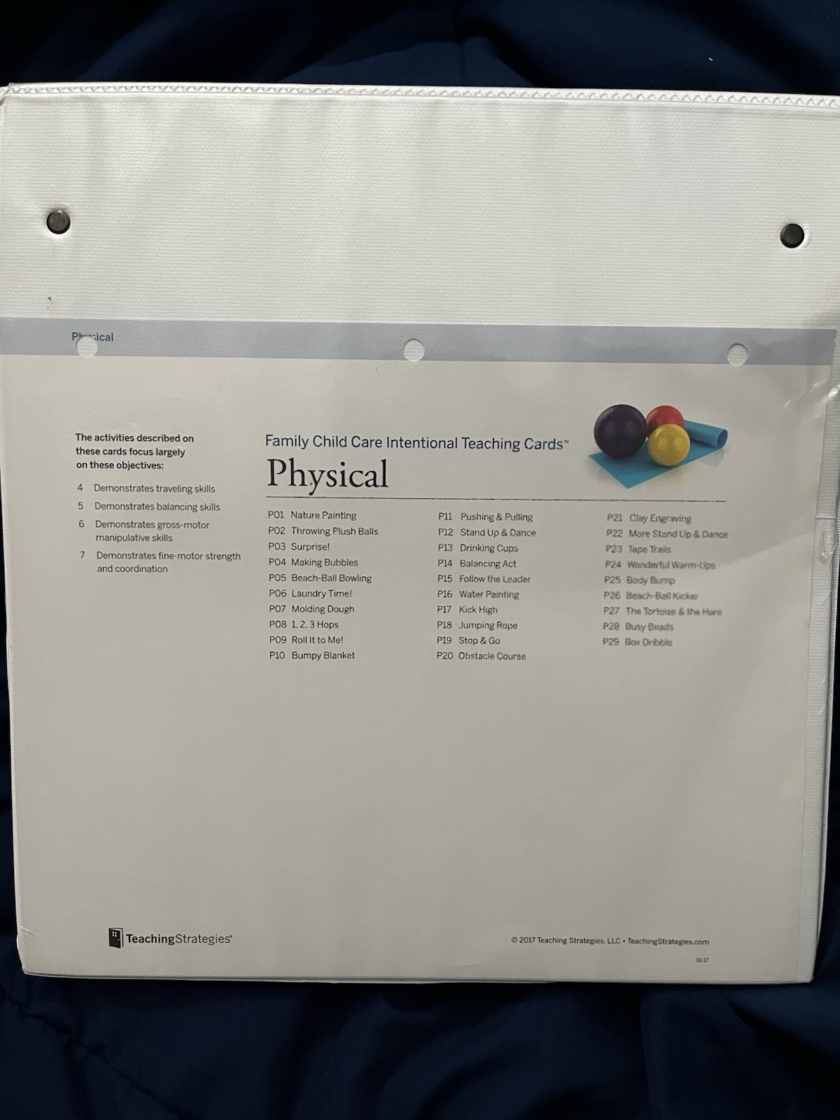 Creative Curriculum Teaching Social-Emotional – Physical 57 Cards**FREE SHIP**