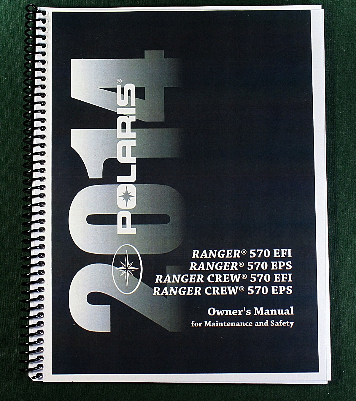 2014 Polaris Ranger Crew 570 EPS Owner’s Manual: 108 Pages & Protective Covers!